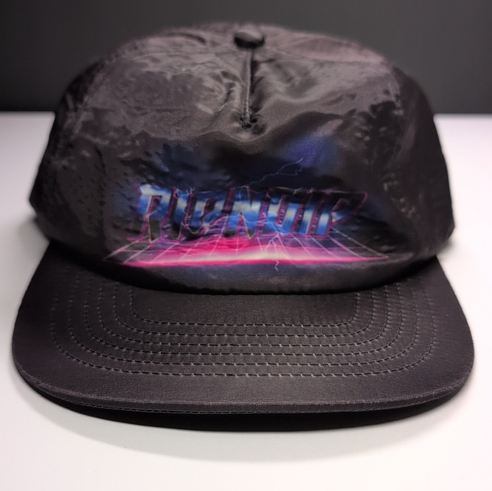 RIPNDIP 6 Panel Retro Graphic Nylon Adjustable Snap Back Hat